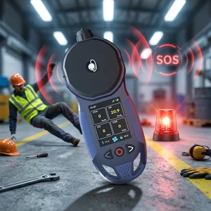 Portable Gas Analyzer Smart CO2 H2S O2 LEL Gas Monitor Worker Safety SOS Fall Alarm