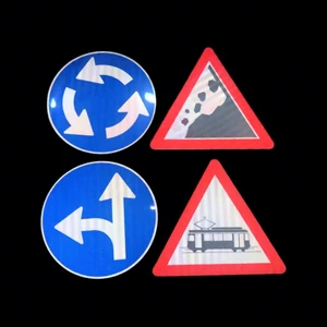 Diamond Grade Aluminum Warning Signage Parking Reflective Traffic Sign High Visibility Traffic Reflector Signs for Road Safety