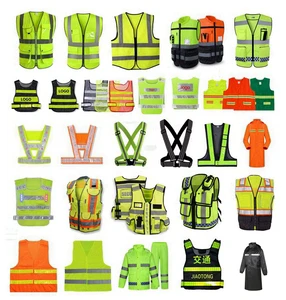 Security Uniform Disposable Coverall Long Sleeve Safety Shirt Glow In The Dark Lighted Vest Class 3 Safety Shirts