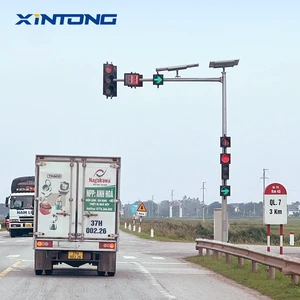 300mm LED Traffic Light Red Yellow Green Road Project