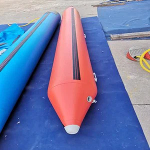 Pontoon Boat Inflatable Tubes Boat Water Bike Parts Banana Pontoon For Floating Water Bike Banana Tube Buoy