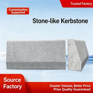 Precast Imitation Stone Road Side Teeth Flat Stone Factory Imitation Concrete Granite Curbstone