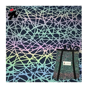 Colorful Reflective Cloth Fabric Luminous Fabric for Coat Patchwork Home Decoration