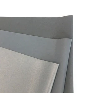 Silver Grey Reflective Fabric Polyester TC Reflective Material Rainbow Fabric for Sewing