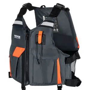 Life Vest 110N Buoyancy XL Size Reflective Oxford Fabric Water Safety Jacket