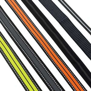 Colorful Nylon Reflective Webbing PET Reflective Material for Shoes Backpack Reflective Yarn Webbing