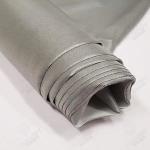 High Visibility Silver Reflective Fabric Gray Soft Material Sew on for Clothing