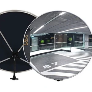 Indoor Security Convex Mirror 40 cm TGA40 with Float Glass and Steel Back for Indoor Safety
