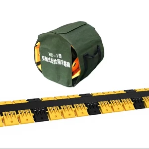 Portable Flexible Speed Bumps Industrial Tyre Killer for Driveways for Use in Busy Areas