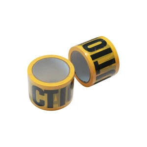 Manufacturer Customized Color Waterproof Acrylic Pressure Sensitive Adhesive Single Sided PVC Warning Tape