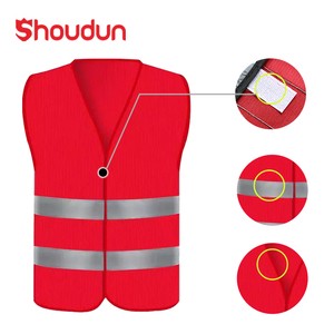 High Visibility Reflective Safety Vest Construction Work Protective Clothing Fluorescent Reflective Workwear Cheap