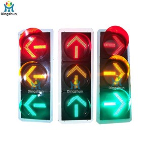 14-Year Trusted Manufacturer 300mm LED Traffic Light 3-Color Car Arrow Direction Signal Lamp Premium Quality PC Mains Powered