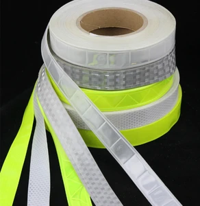 Decorative High Visibility Fabric PVC Reflective Stripe for Clothing
