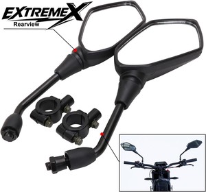 New Universal 8mm 10mm Thread Plastic Convex Wide-Angle Motorcycle Scooter E-Bike Rearview Mirror for Replacement