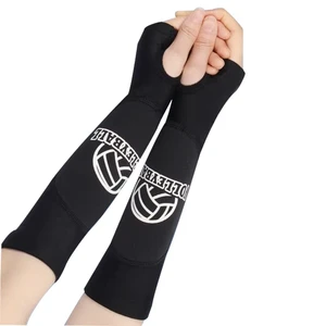 Compression Volleyball Arm Sleeves With Protective Pads Moisture Wicking Elastic Sports Arm Guards For Men Women Training