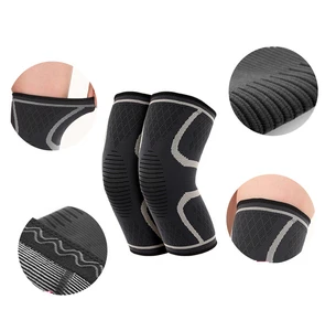 Hot Sale Colorful Wholesale Compression Sports Protect Non-slip Unisex Knee Brace Support Sleeve