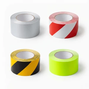 High Reflective PET Fabric Tape Heat Transfer or Sew-on Untearable Safety Trim for Backpacks Vests DIY Safety Apparel