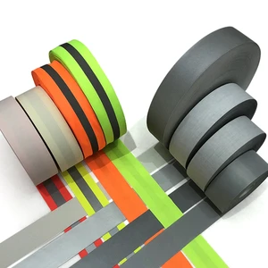 High Light Retro-reflective Fabric 100% Polyester Reflective Tape for Safety Clothing