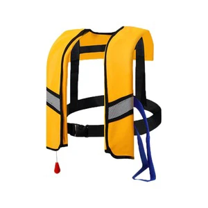 Popular Swimming Buoyancy Vest Offshore Automatic Inflatable Life Jacket Oxford Fabric Waterproof Reflective CE Certified Water