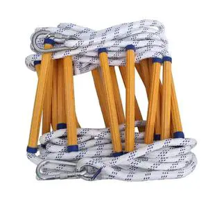 Soft Polyester Resin Ladder for Safety Escape Anti-Slip Emergency Fire Escape Rope Ladder Training Fall Protection