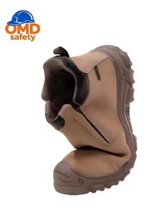 Best Selling New Arrival Brown Suede Steel Toe Cap Anti-smashing Anti-piercing Welding Series Labor Protection Shoes