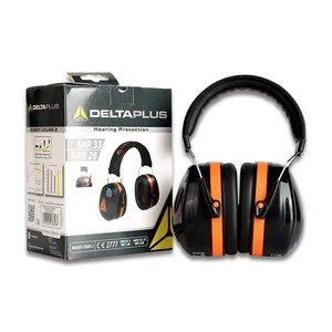 Delta 103016 Anti-Noise Reusable Non-Foldable Super High Performance ABS Safety Earmuff Headband Type Hearing Protection