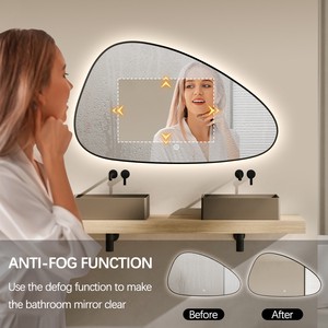 Irregular Smart Mirror Anti-fog LED Mirror Wholesale CE Certified LED Mirror