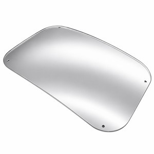Acrylic Convex Mirror Rounded Corner Square Panel Painted Back Protective Film Art Deco Style Safety Observation