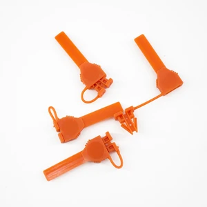 JHP029 Disposable 7 Shape Plastic Security Seal For Coal Transport Container Truck Fuel Dispenser