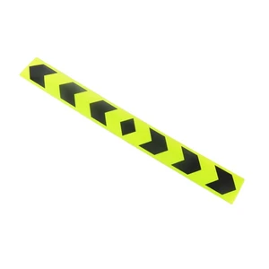 Fluorescent Yellow Black Arrow Reflector Tape Reflective Warning Sticker for Truck Bumper