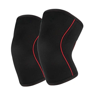 Wholesale Gym Elastic Nylon Knee Pads Soft Compression Sleeve Bands Weight Lifting Protective Knee Wraps Guard Elbow Knee Pads