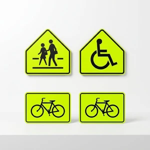 Essential Traffic Safety Measures Aluminium 'No Left Turn' Street Sign Board Standing Traffic Stop Warning Sign Red White