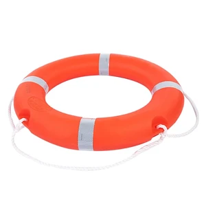 NiuFuRui 2.5kg 4.3kg Plastic Marine Buoy Rings SOLAS CCS Approved Orange Lifeguard Lifebuoy Rescue Saving Equipment 700mm