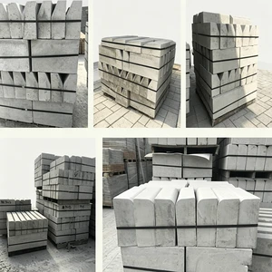 Heavy Duty Imitation Granite Road Curb Precast Side Stone for Residential Driveway Edging