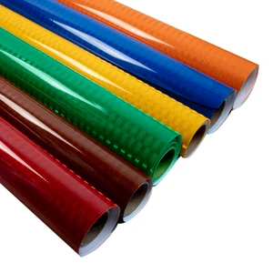 HIP Grade High Intensity Prismatic Reflective Sheeting Acrylic Material Micro Prismatic Reflective Vinyl Film for Safety