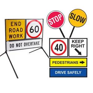 Factory Wholesale Customizable Aluminum Reflective Speed Slow Down Safety Warning Traffic Road Signage