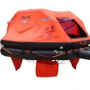 MATCHAU Y Type Throw Over Inflatable Life Raft SOLAS a & B Pack Self-Righting Marine Life Saving Equipment