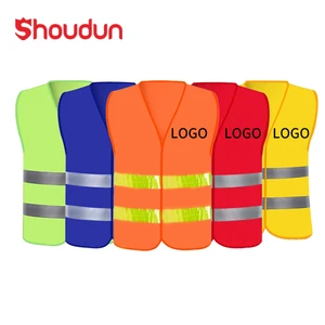 Cheap High Visibility Reflective Safety Vest Construction Work Protective Clothing Reflective Workwear Free Customization