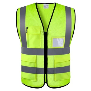 WEJUMP Wholesale High Visibility Safety Clothing Construction Security Safety Jacket Safety Vest Class 2
