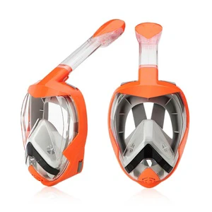 ODM/OEM Customized Full-Face Foldable PC Swimming Mask Anti-foggy Feature Waterproof Breathing Tube For Outdoor Swimming Diving