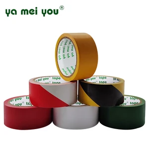 New Black and Yellow PVC Warning Tape, Floor Color Safety zebra Logo, Floor and Factory Line Marking Tape