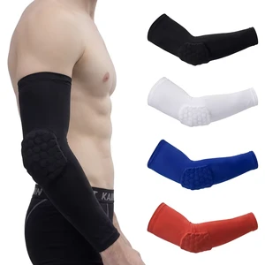 Custom Nylon Compression Arm Sleeve Elbow Guard Anti-Slip Quick-Dry Basketball Football Tennis Outdoor Protective OEM Wholesale