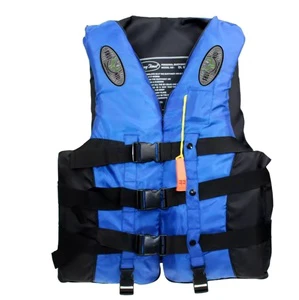 Wholesale Cheap Price Ce Certification Multifunctional Oxford Fabric Life Vest Jacket 110KG Buoyancy Adult Women Men Outdoor Use