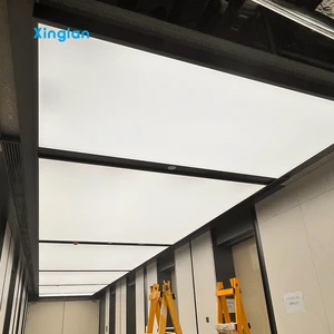 Ceiling Decorative Fabrics, PVC Stretch Ceiling Membranes, Illuminated Advertising Displays Suitable For Car Detailing Shops