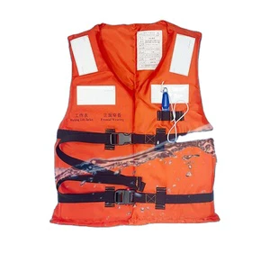 Marine Working CE Approved Life Jacket Waterproof Oxford & Polyethylene Foam Life Vest for Adults