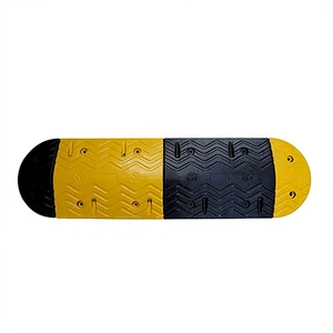 Manufacturer Wholesale Road Speed Limit Reduction Belt 1000*380*50mm Wave-Shaped Speed Reduction Plate Road Traffic Facilities
