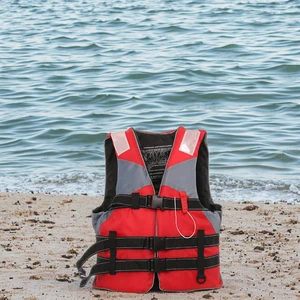 Adult Life Jacket with CE SOLAS Standard 75N Buoyancy Oxford EPE Foam Marine Safety Jacket