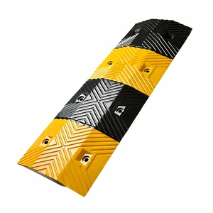 Cast Steel Speed Bump, Pressure-resistant, Load-bearing, Speed-limiting Buffer Strip, Rubber and Plastic