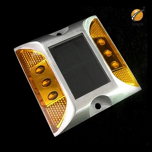Manufacturer Price High Brightness Ip68 Flashing Traffic Marker Light Reflective Aluminum Led Cat Eye Solar Road Stud