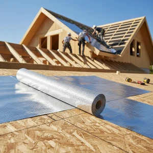 Reflective Radiant Membrane Aluminum Foil Laminated Woven Fabric